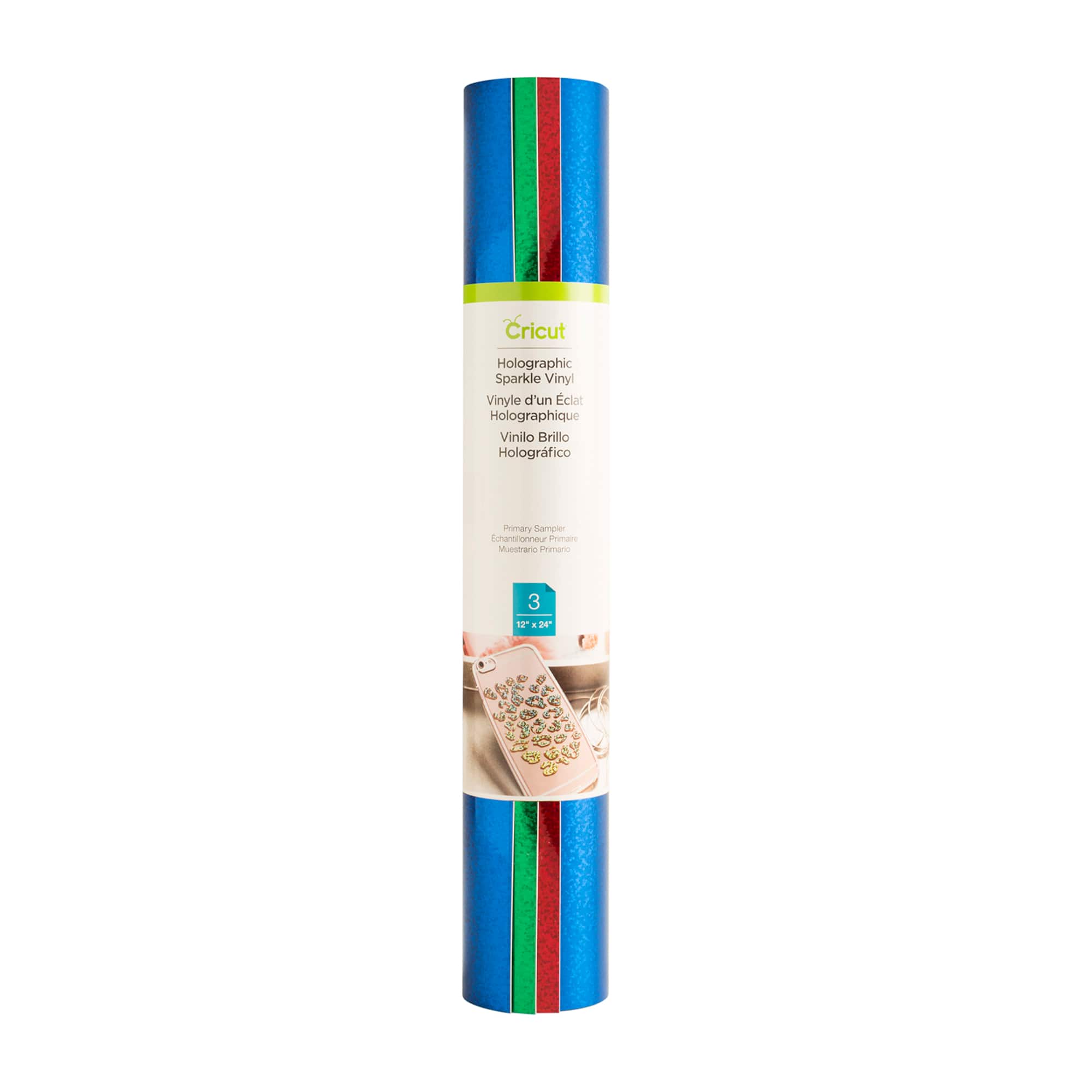 Cricut® Holographic Sparkle Vinyl, Primary